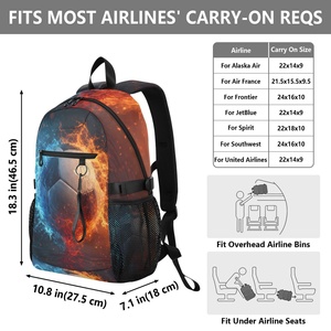 Customized Logo Design Multifunctional Business Daily Travel School College Students Wear-Resistant Polyester Laptop <b>Backpack</b> - Product Image 2