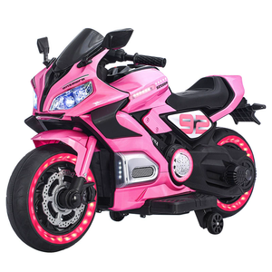 工厂销售儿童电动摩托车 12V7Ah 电池带遥控 LED 灯 2 电机儿童骑乘车 - Product Image 5