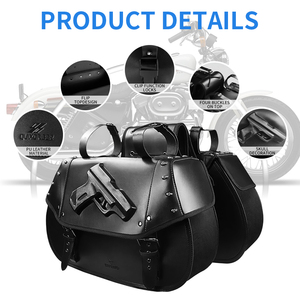 YINGSI grande capacité étanche <span class=keywords><strong>moto</strong></span> cuir sacoche propre moule accepter étiquette personnelle personnalisation OEM/ODM - Product Image 3