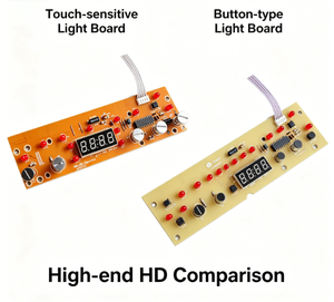 Carte de commande PCB pour cuisinière à induction tactile et à touches, affichage numérique de remplacement pour cuisinière électrique et plaques vitrocéramiques - Product Image 1