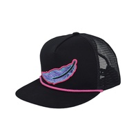 Gorra Deportiva de 5 Paneles para Adultos, Estructurada, de Algodón, con Cierre a Presión, Malla, Bordado 3D en Relieve, Logotipo Personalizado, Venta al Por Mayor OEM/ODM