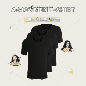 เสื้อยืดเจอร์ซีย์ผู้ชาย A6402 ผ้าฝ้าย 100% น้ำหนัก 200 กรัม แบบเรียบ สำหรับสกรีนลาย - Product Image 2