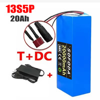 Batterie de scooter électrique 48V 13S5P 20Ah avec protection BMS et chargeur Chine