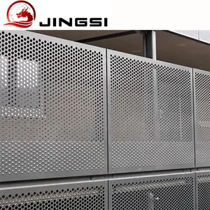 Galvanized grill grid 6mm perforated metal sheet fence