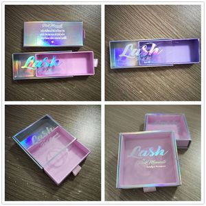 Cute Creative <strong>Mink</strong> Lash Suitcase <strong>3D</strong> <strong>Eyelash</strong> Storage <strong>Case</strong> With Glossy Matt Lamination Printing Rigid Lash Boxes - Product Image 5