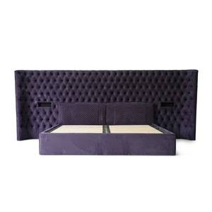 Hoogwaardig duurzaam luxe modern design <span class=keywords><strong>bed</strong></span> van massief hout, milieuvriendelijk, kingsize/queensize, gemaakt in <span class=keywords><strong>China</strong></span> - Product Image 3