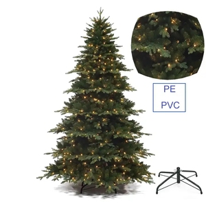 2023 NOUVEAUX sapins de Noël pré-éclairés en gros en usine avec lumières LED Arbres décoratifs de Noël - Product Image 2