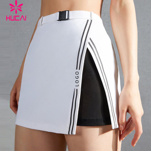Aangepaste Mode Vrouwen Sport Actieve Jurk Geplooide 2-In-1 Tennisrokken - Product Image 2