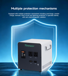 เครื่องสำรองไฟแบบพกพา พร้อมแบตเตอรี่ลิเธียมไอรอนฟอสเฟต 2000wh ใหม่เอี่ยม 1200w คลื่นไซน์บริสุทธิ์ MPPT ระบบจัดเก็บพลังงานแบบย้อนกลับในตัว - Product Image 2