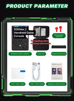 Console de jeu portable rétro R36 MAX 2, 64 Go, WIFI, système Linux, écran IPS 4,5 pouces, jeux intégrés, RK3326