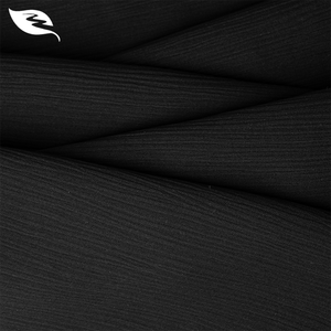 Tissu Nida Zoom 100% polyester noir super riche coréen 2026 pour abaya de couleur intense et mode islamique - Product Image 4