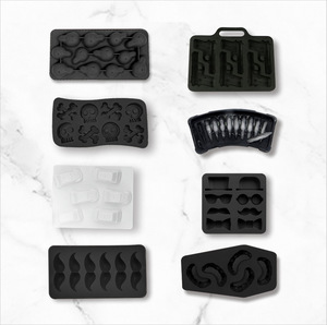 Moldes de silicona reutilizables para cubitos de hielo, bonitos moldes para paletas de helado para niños, molde de prensa con palo, de grado alimenticio, para hacer bloques de hielo caseros DIY - Product Image 2