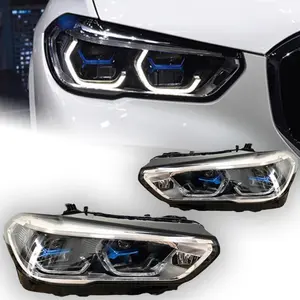 AKD-faro delantero de coche para BMW X5 X6, lente de proyector LED, Oem, láser G05 G06, accesorios automotrices de señal