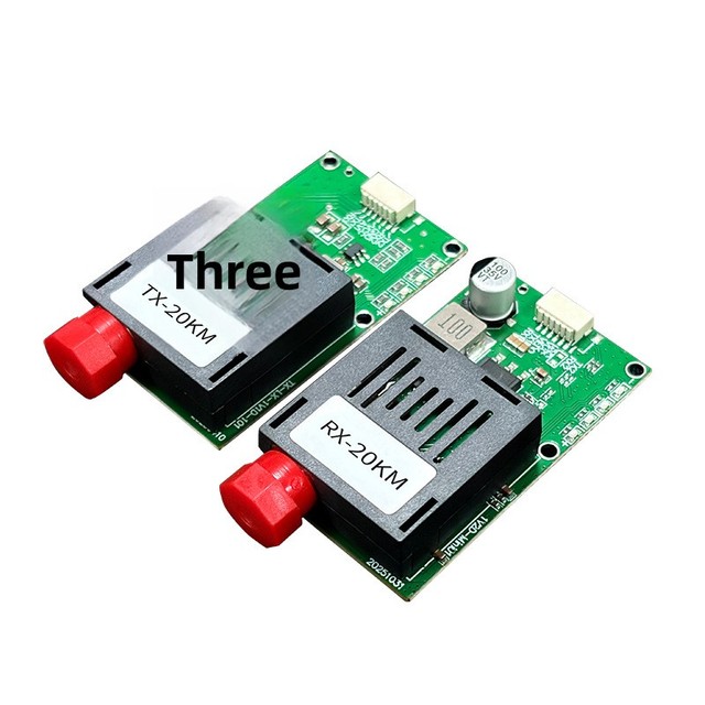 TTL UAV Optical Transceiver FPV Fiber Module UART/SBUS/TTL to FC Connector 5-16V 100Mbps 0-120km Sky Ground Embedded