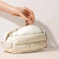 Sac de capacité multifonctionnel Portable sac de rangement de pinceaux de maquillage mignon sac de voyage cosmétique gonflé de haute qualité
