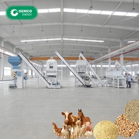Machine à granulés d'aliments pour animaux à matrice annulaire, pour fabricants d'aliments pour poissons, haute automatisation, taux de formage élevé