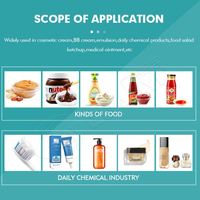 Machine à homogénéiser sous vide pour crème cosmétique Guanyu, lotion, sirop, et machine à mélanger le shampoing