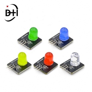 อิเล็กทรอนิกส์บล็อกตัวต่อ 10 มม.RGB LED โมดูลหลอดไฟเปล่งแสงลูกปัดเซนเซอร์ไดโอดสีแดงสีเหลืองสีฟ้าสีเขียวสีขาว LED สำหรับอาร์ดูโน่ - Product Image 2