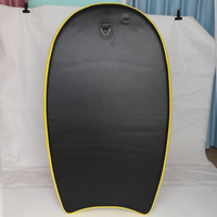 Planche de sauvetage gonflable en tissu Drop Stitch jaune 168x99x10cm pour jet ski – Traînée derrière un jet ski