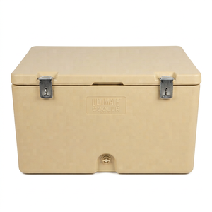 Glacière isotherme robuste de 50 L pour le stockage et le transport de poissons, fruits de mer et aliments – Grande glacière isotherme en plastique de 50 L - Product Image 1