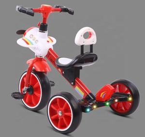 รถสามล้อเด็กทรงตัวได้ดี โครงเหล็ก มีไฟ มีเสียงเพลง รถสามล้อเด็ก <span class=keywords><strong>3</strong></span> ล้อ สีเขียวเท่ห์ - Product Image 5