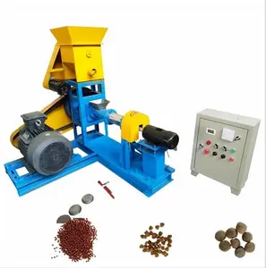 Easy maintain dog cat poultry food making machine floating fish feed pellet extruder price