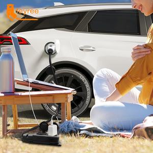 Cable Feyree V2L para Coche Eléctrico, Enchufe de Descarga Lateral, Cargador EV Tipo 2, 16A, Enchufe Europeo, Estación de Energía Exterior, Nuevo (Versión Mejorada) - Product Image 3
