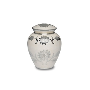 Urna de cremación de mascotas infantiles para cenizas humanas puras de primera calidad con relieve decorativo diseñado para decoración de servicios funerarios - Product Image 2