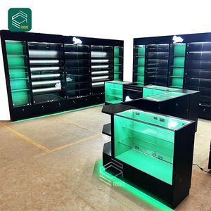 Высококачественные витринные полки розничный магазин настенный стеклянный шкаф для сигарет, стойка для табака, современный дымовой магазин - Product Image 4