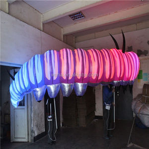 Marioneta Inflable de <span class=keywords><strong>Gusano</strong></span> con Degradado de Color Premium, Ligera para Actuaciones Nocturnas - Product Image 3
