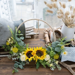 CallaFloral Mur de fleurs artificielles en tissu tressé en plastique pour décoration intérieure et accessoires de mariage CF01290 - Product Image 1