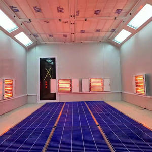 Cabine de peinture automobile Terra XPort Inc, chauffage électrique, filtre haute efficacité, éclairage LED, certifiée CE ISO, couleur personnalisable - Product Image 4