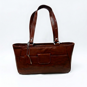 Sacs à main de grande taille en cuir de vache véritable de qualité supérieure, durables, avec fermeture éclair, imperméables, écologiques, doux et légers, de la marque BS INTERNATIONAL - Product Image 6