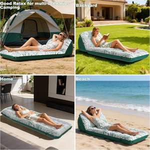 Sofá Cama Inflable Portátil Plegable de Diseño Moderno, Impermeable, para Exteriores, Camping, Playa y Sala de Estar - Product Image 5