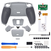 Kit de contrôleur poignée caoutchoutée palettes arrière RISE V3 Kit de remap bouton arrière fixation Remapper pour contrôleur PS5