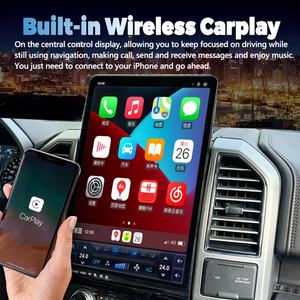 Autoradio Android 13 16,8 pouces 8+128 Go pour Ford F150 2015-2021, prend en charge le système d'origine, lecteur stéréo vertical, écran Carplay - Product Image 4