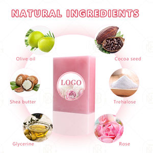 OEM Custom Logo 100g sapone di Rose per lo sbiancamento della pelle schiarente e neutralizzante gli odori sapone da bagno naturale - Product Image 2