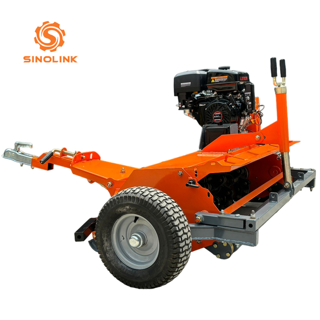 CE Approved Best Quality 15HP Gasoline Engine ATV 120 Flail Lawn Mower High Productivity Grass Mulcher