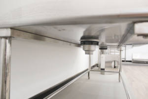 อ่างล้างจานผักสแตนเลสทนทาน INOX สำหรับโรงแรมร้านอาหารโรงพยาบาล - Product Image 6