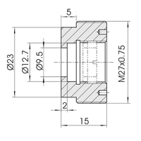 High Quality M36x0.75 Optical Reducer Ring Optical Laboratory Equipment Optics Instruments