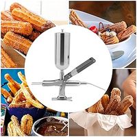 Machine à snacks en acier inoxydable 5L, petite machine manuelle de remplissage de crème haute précision, remplisseur de churros, emballage en pot en bois, garantie 1 an