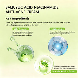 Crema Reparadora de Cicatrices de Acné de Marca Privada, Rápida y Efectiva, Atenúa <span class=keywords><strong>Manchas</strong></span> Oscuras, Suaviza Cicatrices Profundas, Cuidado Suave para Piel Propensa al Acné - Product Image 2