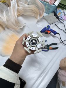 Máquina de K-22 para abrir y cerrar la parte <span class=keywords><strong>del</strong></span> pétalo de la flor, máquina de apertura y cierre, motor de flor móvil - Product Image 4