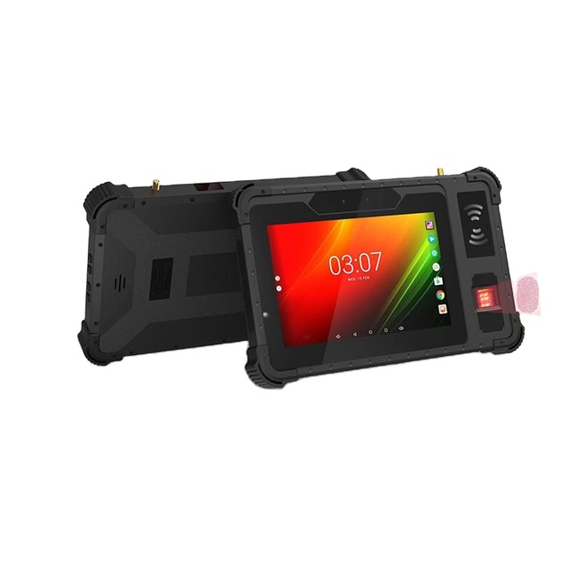 Q818 8-Inch Waterproof Industrial PDA 4G LTE Android Tablet 8000mAh Battery NFC Biometric Features Biometric Security Stock