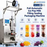 Petite machine automatique commerciale de remplissage, scellage et emballage pour tubes de jus, bâtonnets de crème glacée et sucettes glacées - Prix