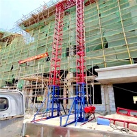 Matériau de construction ciment ascenseur à béton Ingénierie SSE160 palan à portique Chantier de construction portique auto-élévateur