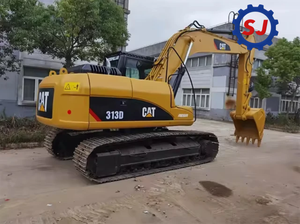 Excavatrice sur chenilles hydraulique CAT 313D Pro d'occasion pour travaux de terrassement et de construction - Product Image 5
