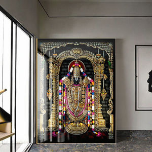 Venkatesh красочная Хрустальная картина Настенный декор для гостиной Будда настенное искусство с холщовой основой - Product Image 1