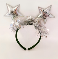 2025 Silvester Party liefert Party dekorationen Glitter Penta cle Frohes Neues Jahr Stirnbänder für Kinder und Erwachsene