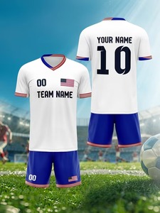 American jersey, <b>T</b>-<b>shirt</b>, and soccer apparel factory offers customization.F10 - Product Image 4